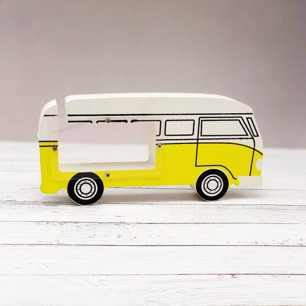 Копилка "Автобус", yellow 
