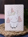 ОБЛОЖКА ДЛЯ ПАСПОРТА Unicorn Cute Pink, плотность 600 мкм