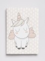 ОБЛОЖКА ДЛЯ ПАСПОРТА Unicorn Cute Pink, плотность 600 мкм