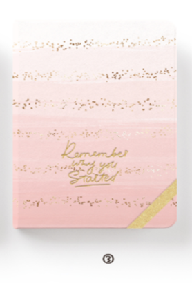 Блокнот (А5) "Remember why you started", ligth pink (14.5*21) 