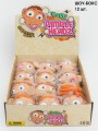 Мялка - антистресс «Zombie heads», шоубокс 12 шт.