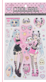 Наклейки" Anime pink" (22*12 см)