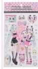 Наклейки" Anime pink" (22*12 см)