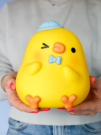 Копилка «Bow duck», yellow, (14 см), пластик