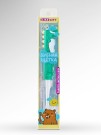 Зубная щётка для взрослых iLikeGift "Tiny Rawr", green (10 см)
