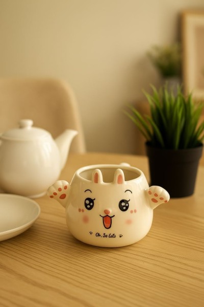 Кружка керамическая «Oh, so cute bunny», 410 ml 