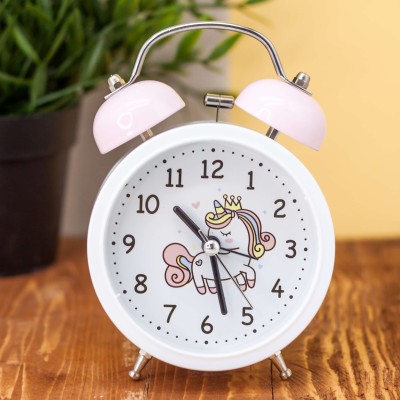 Часы-будильник "Unicorn", pink