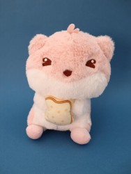 Мягкая игрушка "Hamster breakfast", mix, 20 см