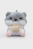 Мягкая игрушка &quot;Hamster breakfast&quot;, gray, 20 см