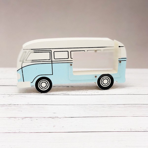Копилка "Автобус", light blue 