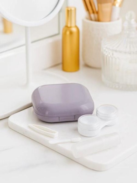 Контейнер для линз «Smooth», purple 
