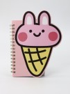 Блокнот на спирали (B6) "Bunny ice cream" (13*18)