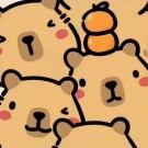 Алмазная мозаика  Draw Me! «Many capybaras», (20*20 см)