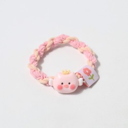 Резинка для волос GIRLY "Royal pig", pink