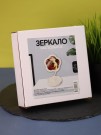 Зеркало настольное GIRLY "Round flower", white