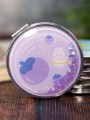 Зеркало-шейкер раскладное "Smile day", purple (7*7 см)