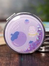 Зеркало-шейкер раскладное "Smile day", purple (7*7 см)
