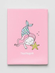 ОБЛОЖКА ДЛЯ ПАСПОРТА «Mermaid», pink, плотность 560 мкм