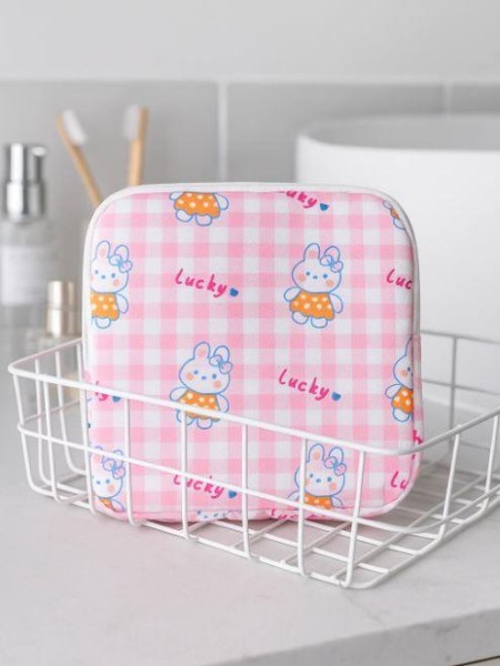 Косметичка "Lovely day", pink (12.5*12.5 см) 