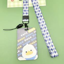 Футляр для карт на ленте "Duck cute 100 %"