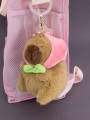 Плюшевый брелок "Peach capybara", brown