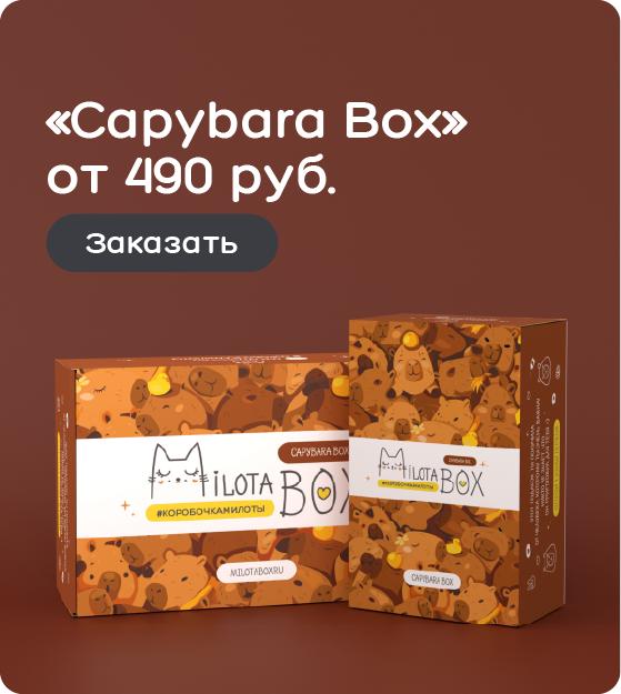 Хит продаж - Капибира бокс от 490 руб.